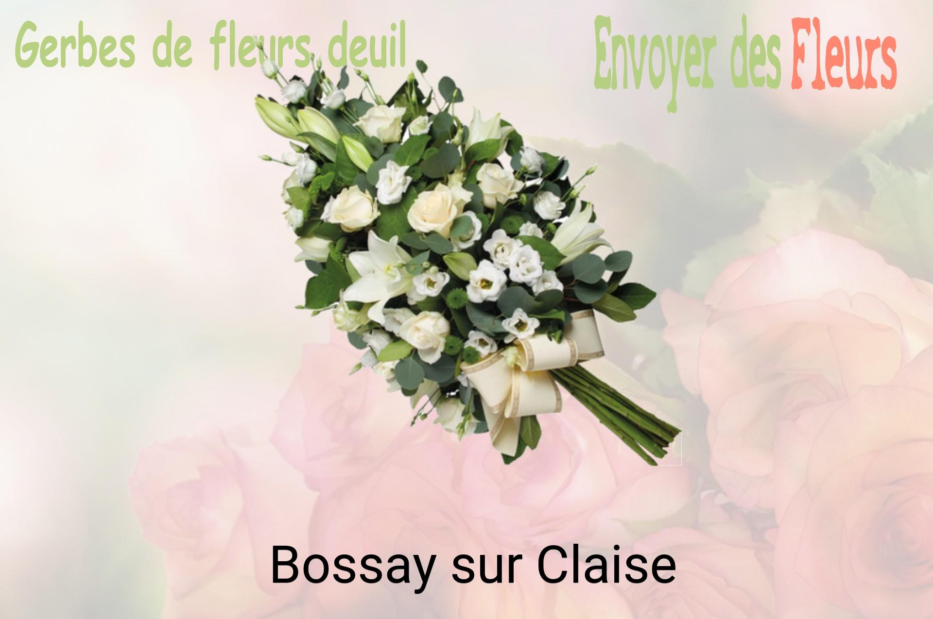 Gerbe de fleurs de deuil livrée à Bossay-sur-Claise